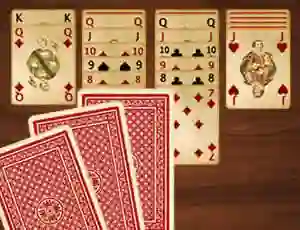Гульня Solitaire HD онлайн