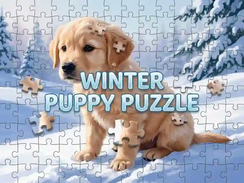 Гульня Winter Pets Puzzle онлайн