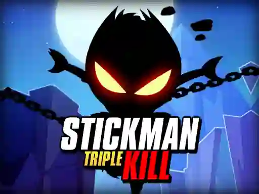 Гульня Stickman Triple Kill онлайн