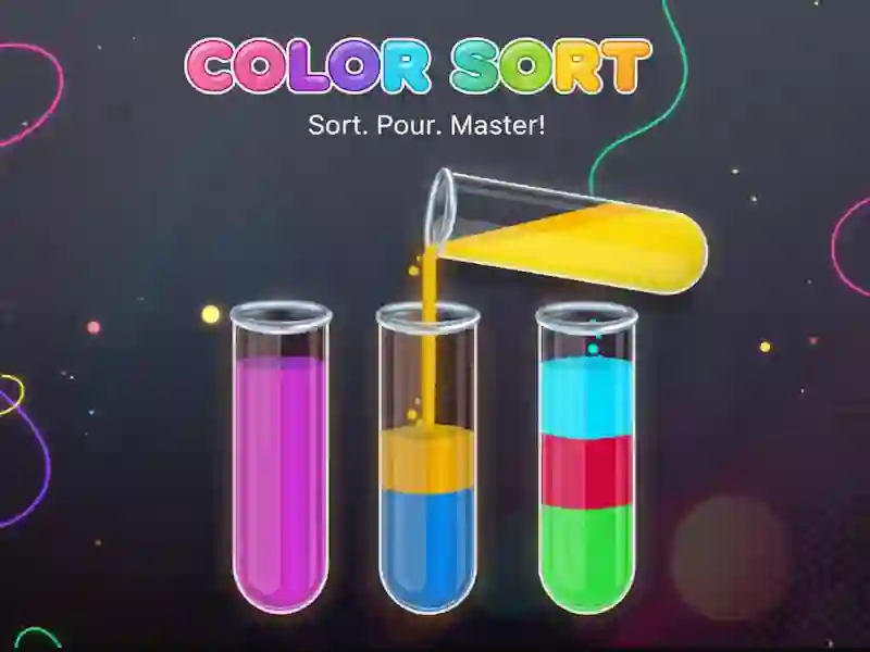 Гульня Color Sort онлайн