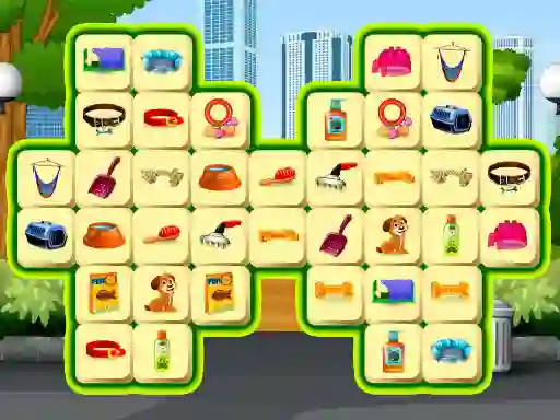Гульня Pet Care Mahjong онлайн