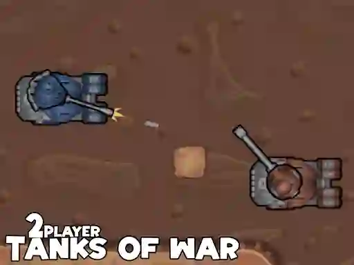 Гульня 2Player Tanks of War онлайн