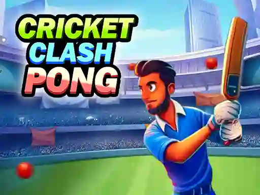 Гульня Cricket Clash Pong онлайн