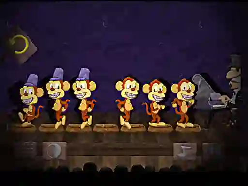 Гульня Logical Theatre Six Monkeys онлайн