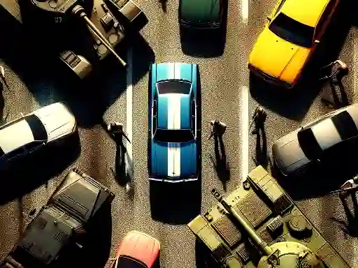 Гульня GTA Car Rush онлайн