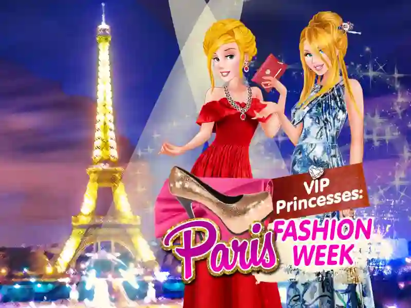 Гульня VIP Princesses: Paris Fashion Week онлайн