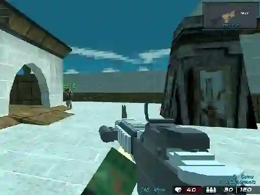 Гульня Blocky Shooting Arena 3d Pixel Combat онлайн