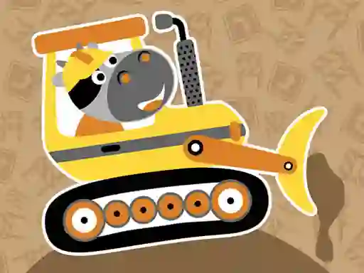 Гульня Construction Trucks Hidden онлайн
