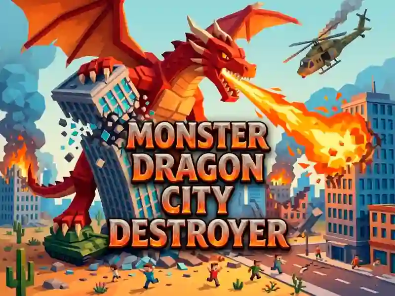 Гульня Monster Dragon City Destroyer онлайн