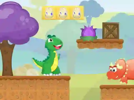 Гульня Little Dino Adventure Returns онлайн
