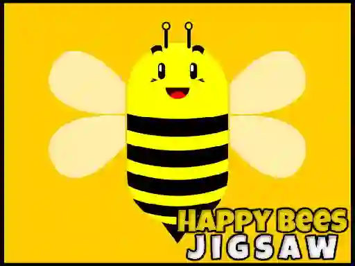 Гульня Happy Bees Jigsaw онлайн