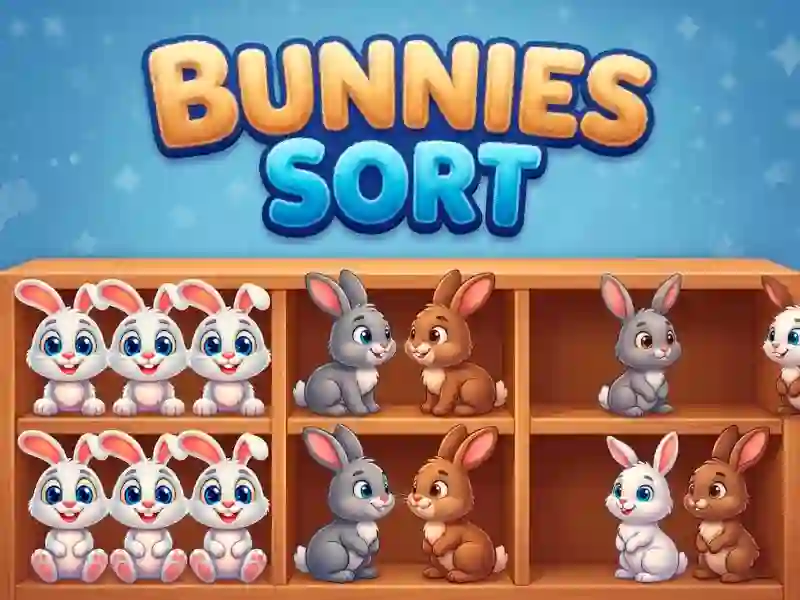Гульня Bunnies Sort онлайн