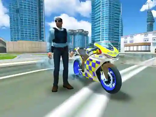 Гульня Police Motorbike Traffic Rider онлайн