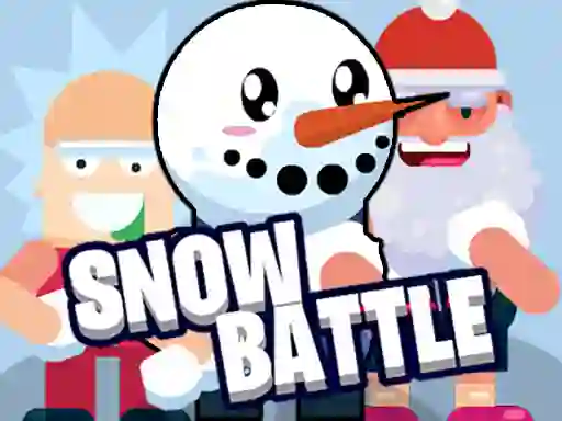 Гульня Snow Battle онлайн