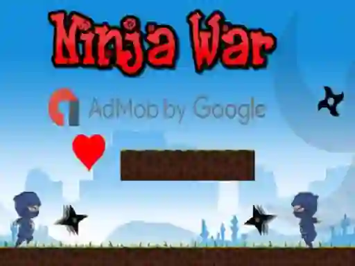 Гульня Ninja War онлайн