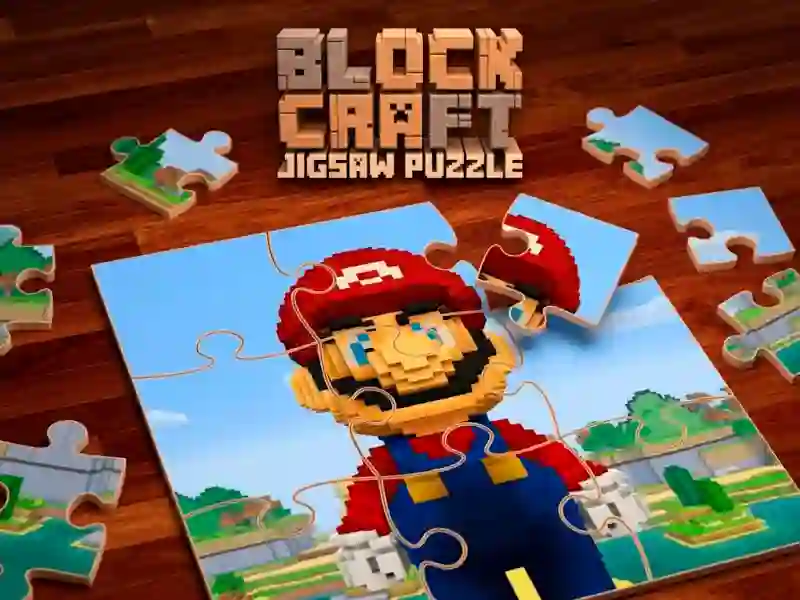 Гульня Block Craft Jigsaw Puzzle онлайн