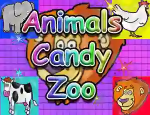 Гульня Animals Candy Zoo онлайн