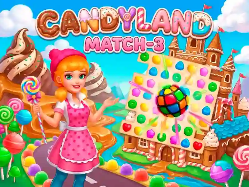 Гульня Candyland: Match-3 онлайн