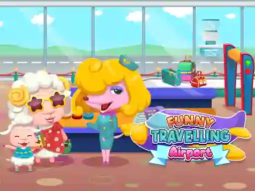 Гульня Funny Travelling Airport онлайн