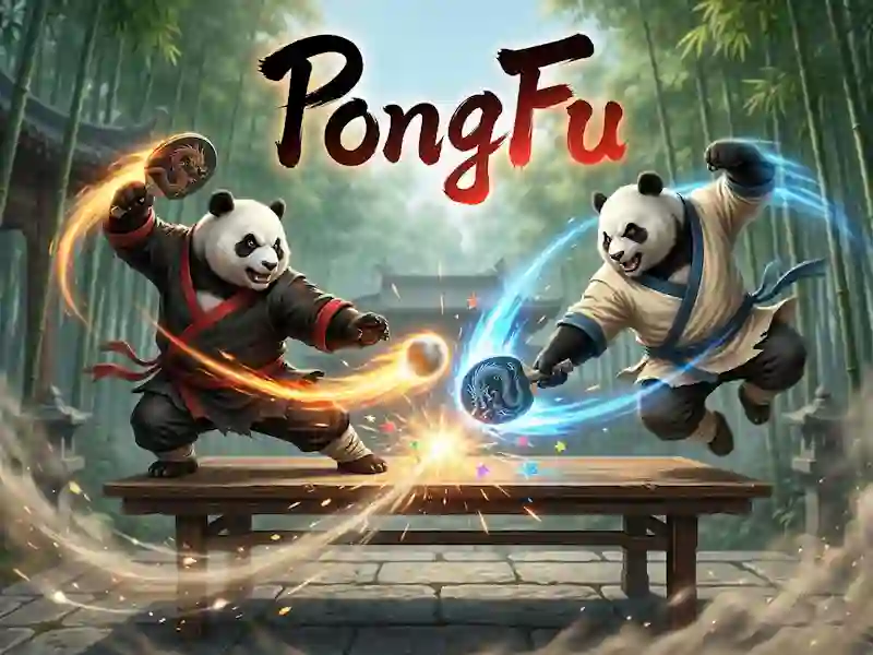 Гульня PongFu онлайн