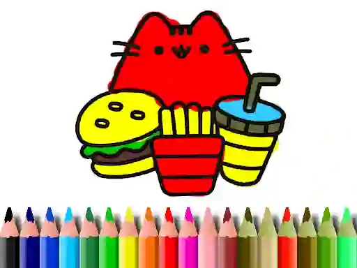 Гульня Back To School: Cute Cats Coloring онлайн