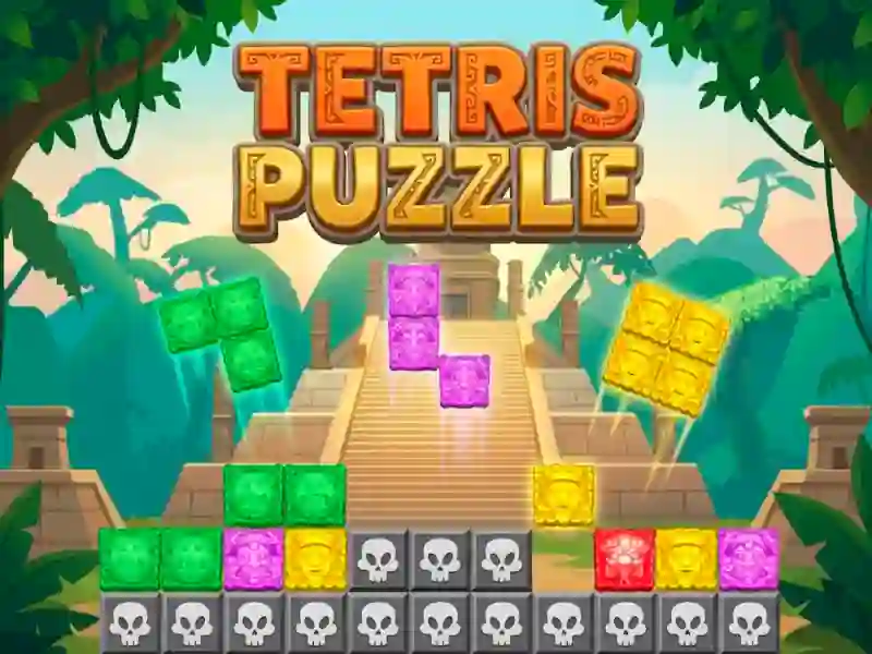 Гульня Tetris Puzzle онлайн
