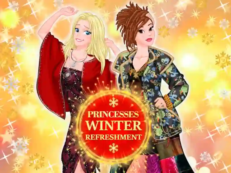 Гульня Princesses winter refreshment онлайн