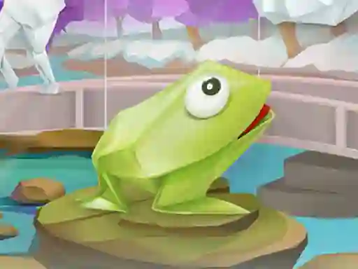 Гульня Animal Origami Coloring онлайн