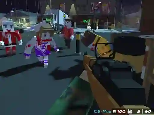 Гульня GunGame 24 Pixel онлайн