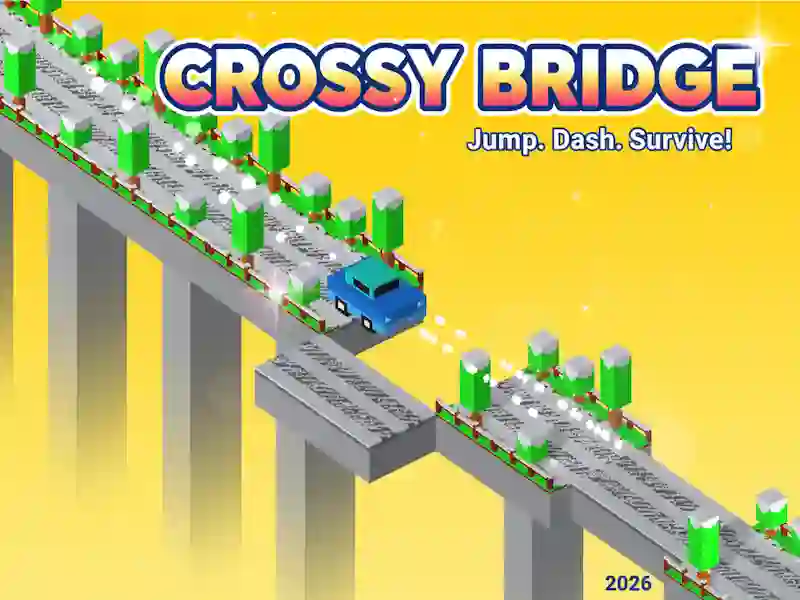Гульня Crossy Bridge онлайн