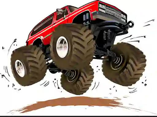 Гульня Monster Trucks Memory онлайн