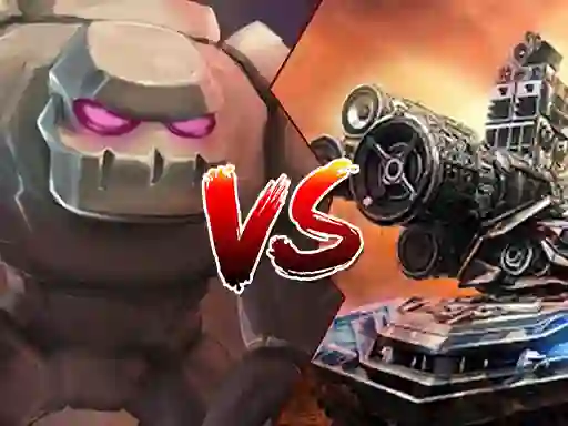 Гульня Tank vs Golems онлайн