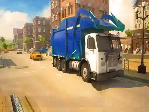 Гульня Road Garbage Dump Truck Driver онлайн