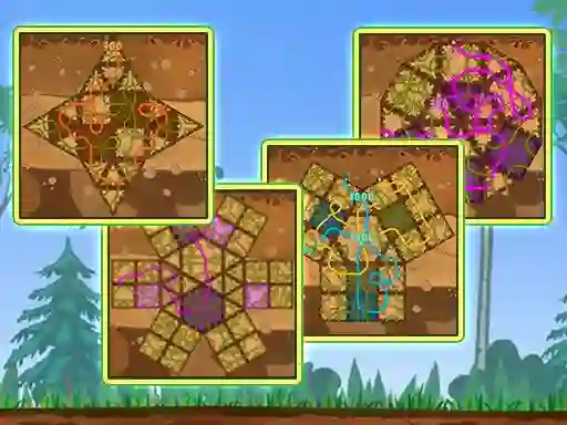 Гульня Tangled Gardens онлайн