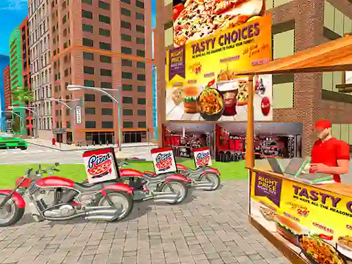 Гульня Pizza Delivery Boy Simulation онлайн