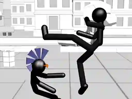 Гульня Stickman Fighting 3d онлайн
