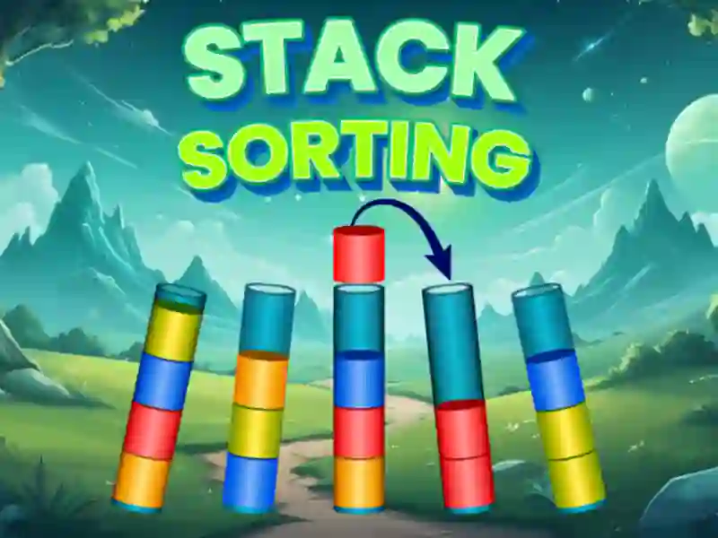Гульня Stack Sorting онлайн