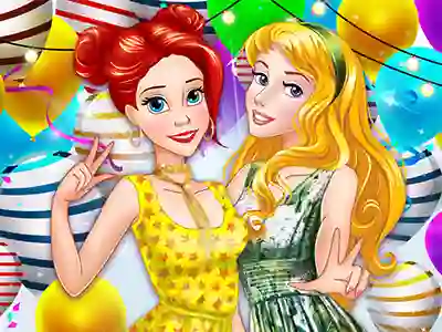 Гульня Best Party Outfits for Princesses онлайн