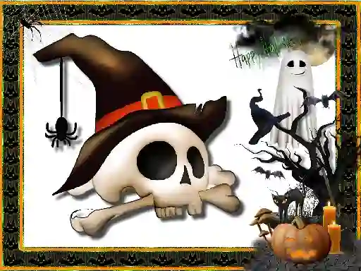 Гульня Halloween Puzzle Challenge онлайн