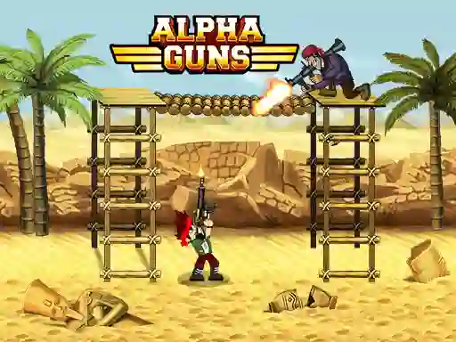 Гульня Alpha Guns онлайн