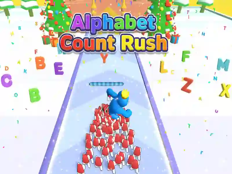 Гульня Alphabet Count Rush онлайн