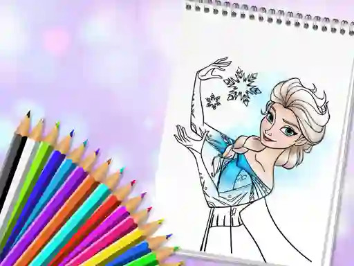 Гульня Amazing Princess Coloring Book онлайн