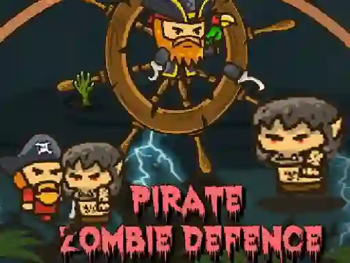 Гульня Pirate Zombie Defence онлайн