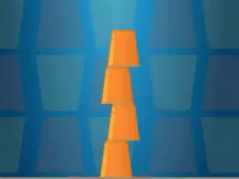 Гульня Cups Tower Builder онлайн