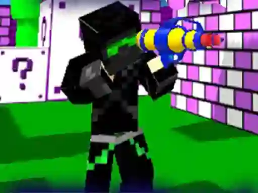 Гульня Paintball Gun Pixel 3D онлайн