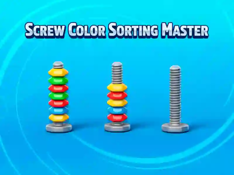 Гульня Screw Color Sorting Master онлайн