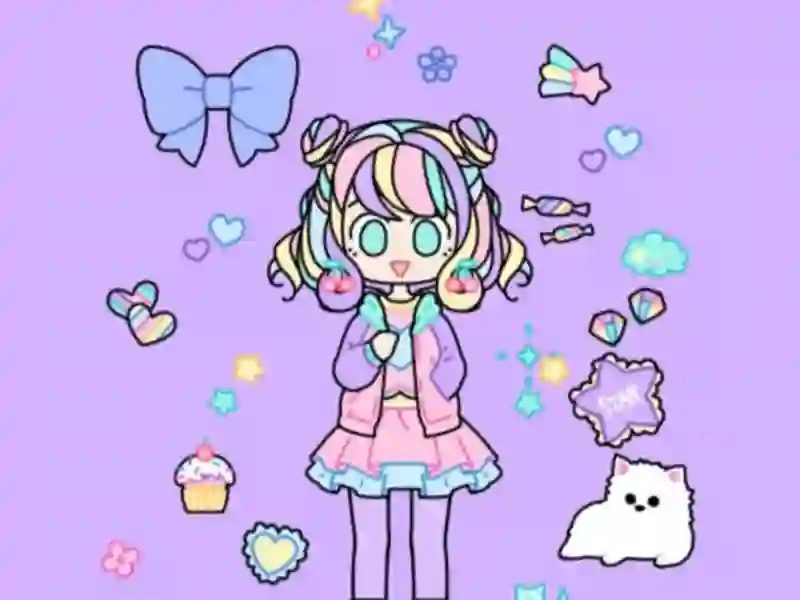 Гульня Pastel Girl Dress Up онлайн