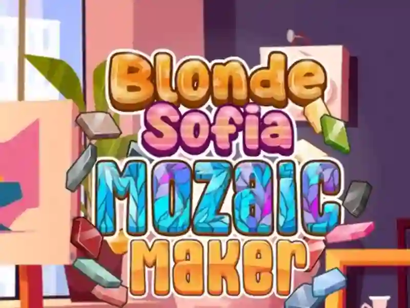 Гульня Blonde Sofia: Mozaic Maker онлайн