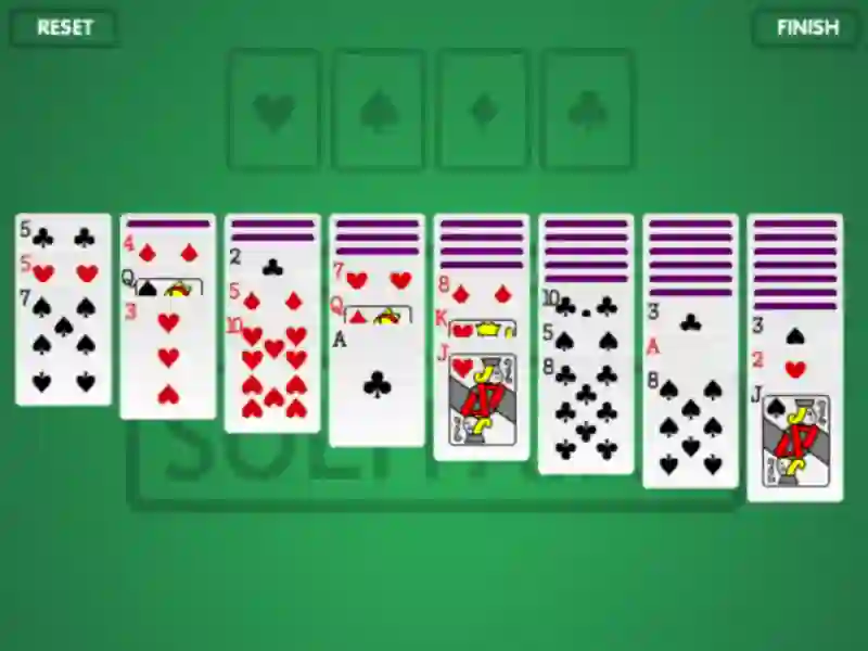 Гульня Solitaire онлайн