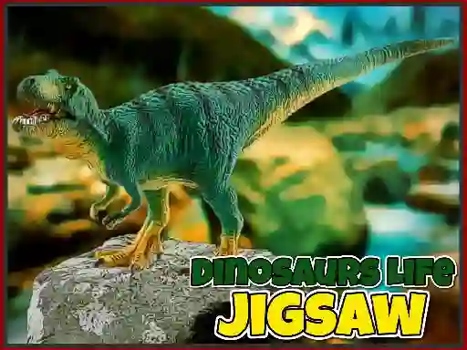 Гульня Dinosaurs Life Jigsaw онлайн